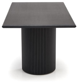 BOLERO stół rozkładany 160-250x90x78 cm czarny, 6-10 osobowy