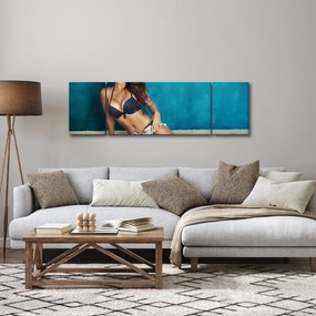 Obraz - Pozowanie kobiet (170x50 cm)