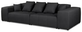 Czarna sofa 320 cm Rome – Cosmopolitan Design