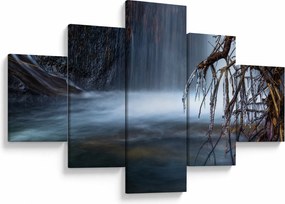 Obraz zimowej laguny (125x70 cm)
