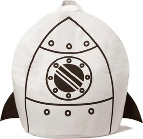 Pufa-worek Bini Rocket dla fanów kosmicznych przygód