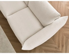 Kremowa rozkładana sofa 214 cm Ernest – Bobochic Paris