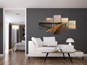 Obraz - Na brzegu jeziora Obersee (125x70 cm)