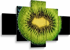 Obraz - szczegół kiwi w wodzie (125x70 cm)
