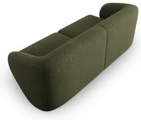Zielona sofa z tkaniny szenilowej 188 cm Paolo – Milo Casa