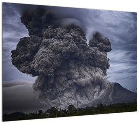 Obraz na szkle - Erupcja wulkanu (70x50 cm)
