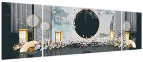 Obraz - Kolaż (170x50 cm)