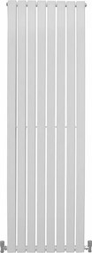 Grzejniki panelowe designerskie, połyskujące, białe, 1800 mm x 560 mm