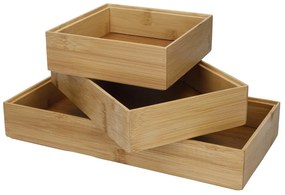 Bambusowe organizery do szuflad zestaw 3 szt. Copco – Kitchen Craft