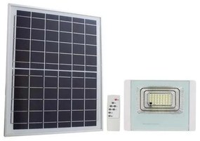 LED zewnętrzny solarny reflektor 12W/3,2V IP65 6400K + DO