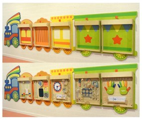 Masterkidz system do montażu 5 tablic masterkidz flex - pociąg