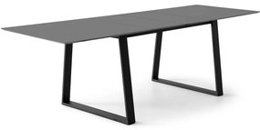 Antracytowy rozkładany stół 100x210 cm Meza – Hammel Furniture