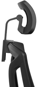 Fotel Biurowy Ergonomiczny Obrotowy WILLY Czarny Nowoczesny