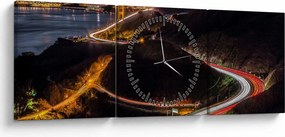 Obraz - Golden Gate Bridge (z zegarem) (90x30 cm)