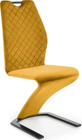 Krzesło velvet na jednej nodze K442