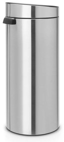 Stalowy kosz na śmieci otwierany na dotyk w kolorze matowego srebra 30 l Touch Bin – Brabantia