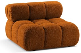Pomarańczowy moduł sofy z materiału bouclé (moduł środkowy) Bellis – Micadoni Home
