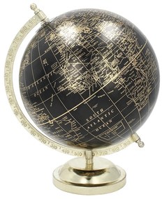 Dekoracja Globe Black 28 cm