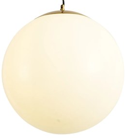 Skandynawska lampa wisząca z opalem 40 cm - Ball 40 Nowoczesny Oswietlenie wewnetrzne