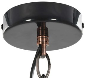 Czarna lampa wisząca w stylu loftowym 2 sztuki - EX156-Nilos