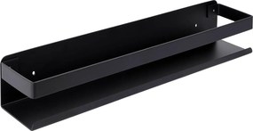Czarna nowoczesna półka łazienkowa 40 cm G4-L14