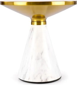 Nowoczesny biały stolik kawowy F4-D26