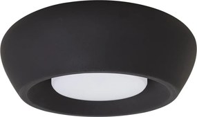 Nowoczesna Okrągła Czarna Lampa Sufitowa - Concerto