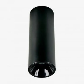 Aplikacja Sufitowa Led Powierzchniowa, Okrągła Ø5,7 Cm, Do Użytku Zewnętrznego, Aluminiowa Luisiana Biała Ciepła 2700 K & Czarna & 6 W & 23º - Sklum