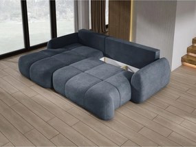 Narożnik COCO z funkcją spania poduszkami i pojemnikiem Cloud 97 DOMOHOME