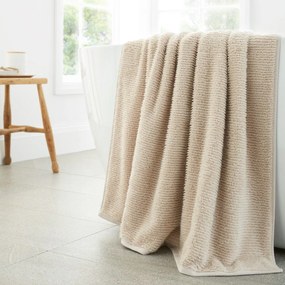 Beżowy bawełniany ręcznik kąpielowy 70x127 cm Soft Zero Twist Spa Towel – Bianca