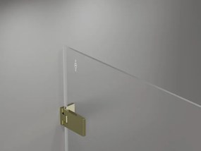Mexen Lunar-F Duo kabina prysznicowa składana 75 x 75 cm, transparent, złota - 836-075L-075P-50-00