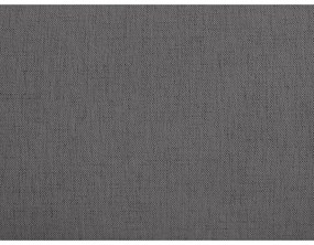 Ciemnoszare tapicerowane łóżko dwuosobowe ze schowkiem/bez zagłówka ze stelażem 180x200 cm Inera – Bobochic Paris