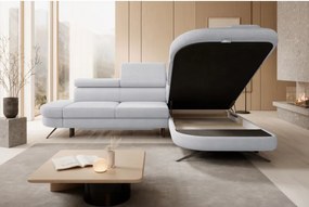 Narożnik OTIS L Prawostronny Regulowane Zagłówki wolnostojący tkanina AURORA 15 WERSAL