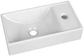Ceramiczna umywalka prostokątna Giallo - biała