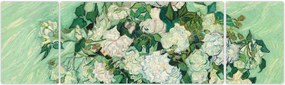 Obraz - Vincent van Gogh, Roses, reprodukcje (170x50 cm)