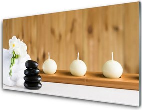 Panel nad blat kuchenny Blask Świec w Świątyni Relaksu