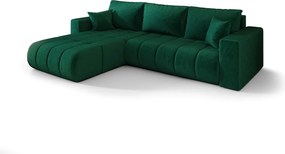 Narożnik BEDANTE MILO PREMIUM L Monolith 37 lewy z funkcją spania Mebel łączący wygodę i nowoczesny design