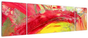 Obraz abstrakcji - malarstwo (170x50 cm)