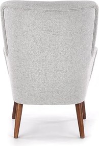 Fotel wypoczynkowy na drewnianych nogach Bishop