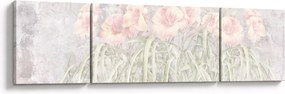 Obraz - Freska lilii (170x50 cm)