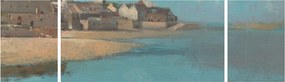 Obraz - Odilon Redon, Village by the Sea in Brittany, reprodukcje (170x50 cm)