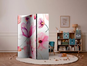 Parawan dwustronny Orient 135x172 cm 3-częściowy biały ARTGEIST B