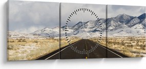 Obraz - Great Basin, Nevada, USA (z zegarem) (90x30 cm)