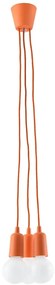 Pomarańczowa loftowa lampa wisząca - EX542 B4-D26