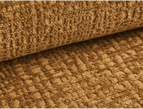 Pomarańczowa rozkładana/ze schowkiem sofa 238 cm Kalena – Makamii