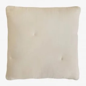 Poduszka Becourd Square Cotton Gaze (50x50 Cm) Kremowa - Sklum