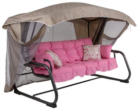 Huśtawka ogrodowa z moskitierą Ravenna Lux D042-23DW PATIO + GRATIS