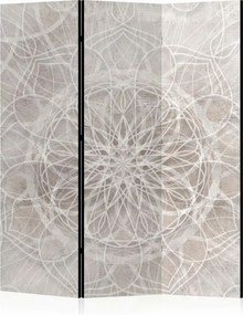 Parawan pokojowy 3-częściowy 135x172 Jednostronny dekoracyjny industrialny minimalistyczny Szary Mandala Na Betonie