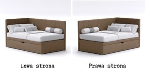 Łóżko dziecięco-młodzieżowe LUCA z dodatkową powierzchnią spania - 80x200