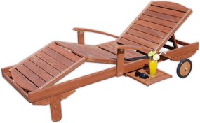 Ogrodowy drewniany leżak MELAS FSC